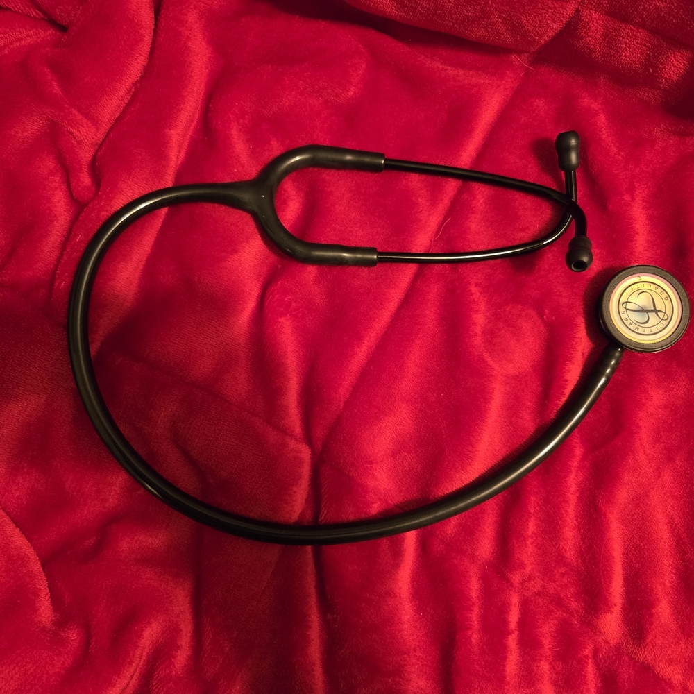 Littman Black With Rainbow Stethoscope